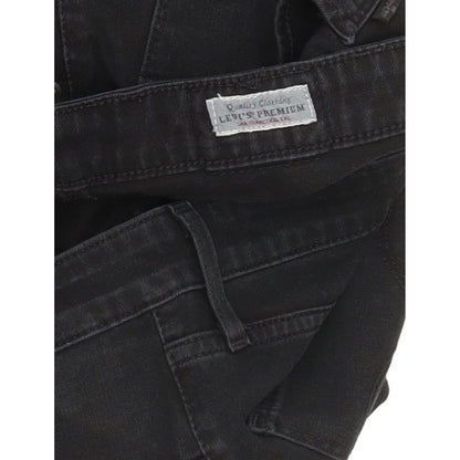 Levi's 721 Black Skinny Slim Stretch Jeans High Waisted W30 L30