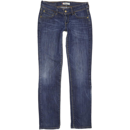 Levi's 571 Women Blue Straight Slim Stretch Jeans W29 L31