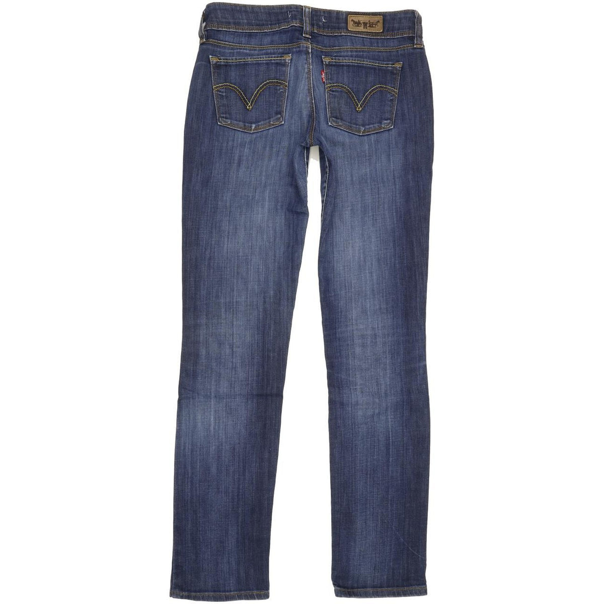 Levi's 571 Women Blue Straight Slim Stretch Jeans W29 L31