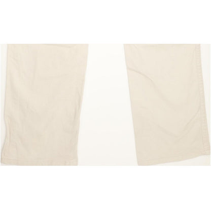 Wrangler Texas Men Beige Straight Regular Stretch Jeans W33 L33