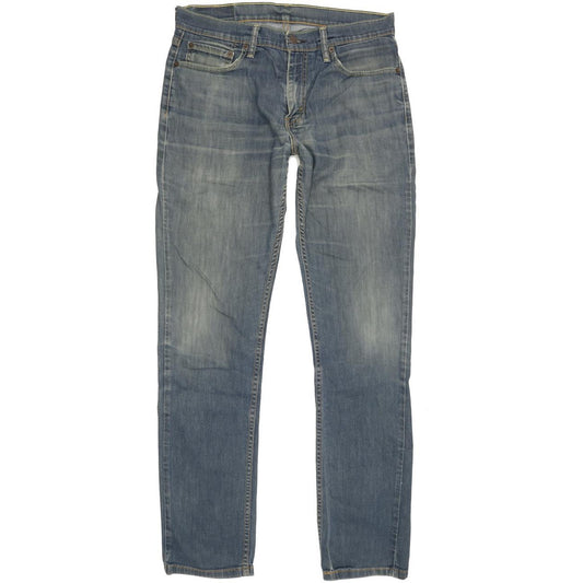 Levi's 511 Men Blue Straight Slim Stretch Jeans W33 L33
