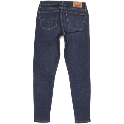 Levi's 710 Super Women Blue Skinny Slim Stretch Jeans W27 L27