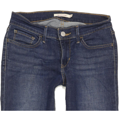 Levi's 710 Super Women Blue Skinny Slim Stretch Jeans W27 L27