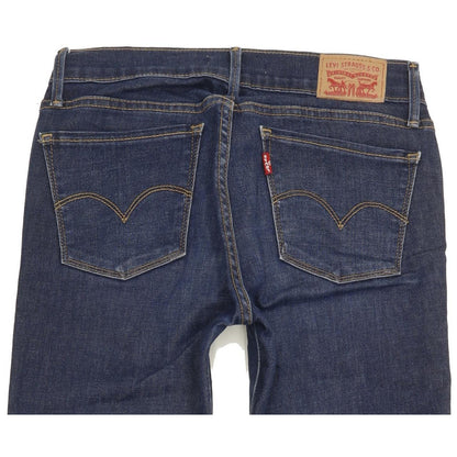 Levi's 710 Super Women Blue Skinny Slim Stretch Jeans W27 L27