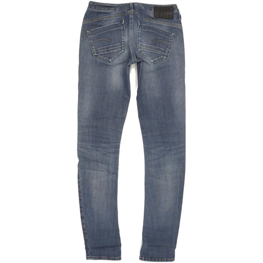 G-Star New Radar Women Blue Skinny Slim Stretch Jeans W26 L31