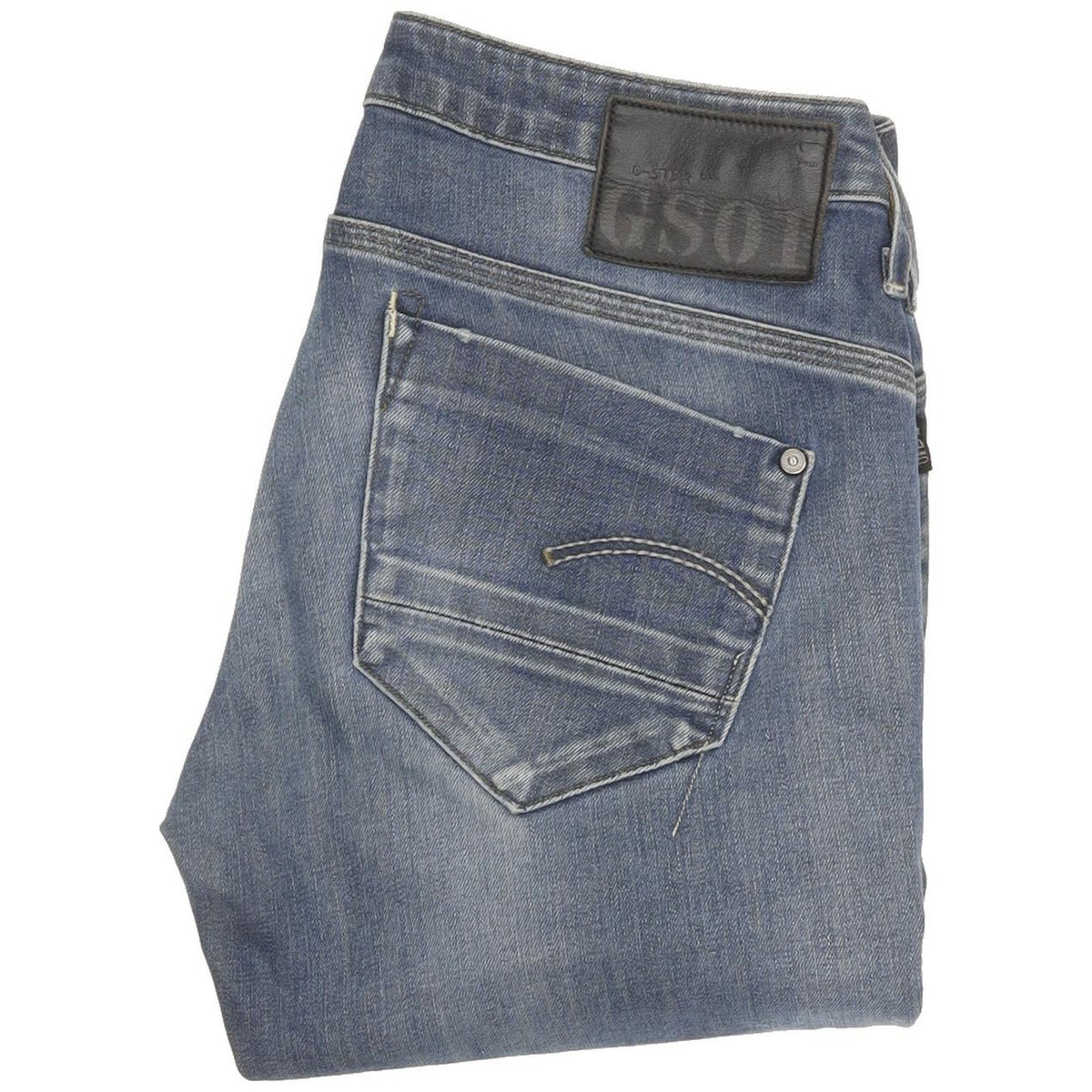 G-Star New Radar Women Blue Skinny Slim Stretch Jeans W26 L31