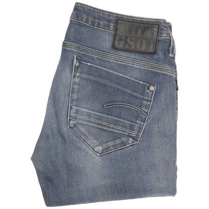 G-Star New Radar Women Blue Skinny Slim Stretch Jeans W26 L31