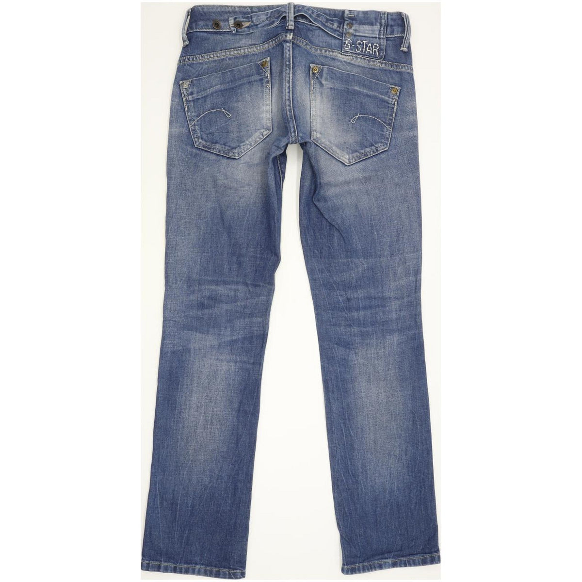 G-Star Midge Women Blue Straight Slim Stretch Jeans W27 L29