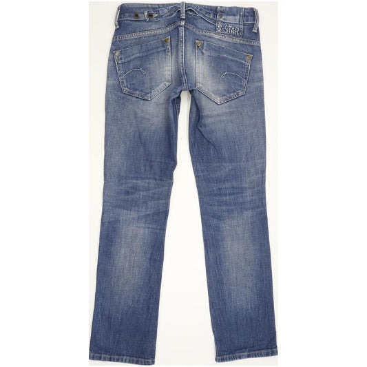 G-Star Midge Women Blue Straight Slim Stretch Jeans W27 L29