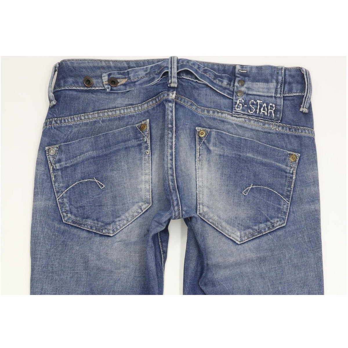 G-Star Midge Women Blue Straight Slim Stretch Jeans W27 L29