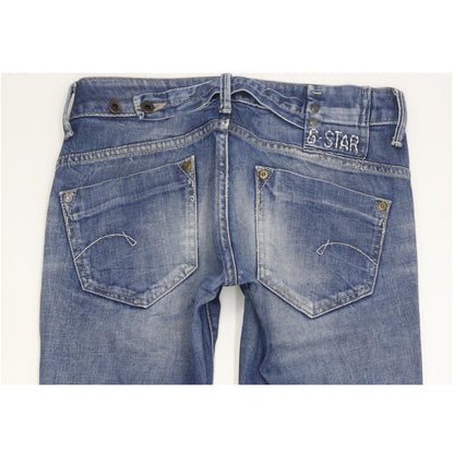 G-Star Midge Women Blue Straight Slim Stretch Jeans W27 L29