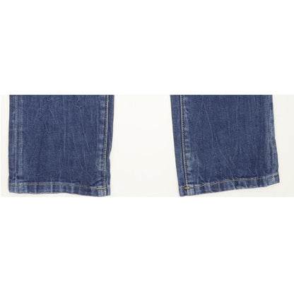 G-Star Midge Women Blue Straight Slim Stretch Jeans W27 L29