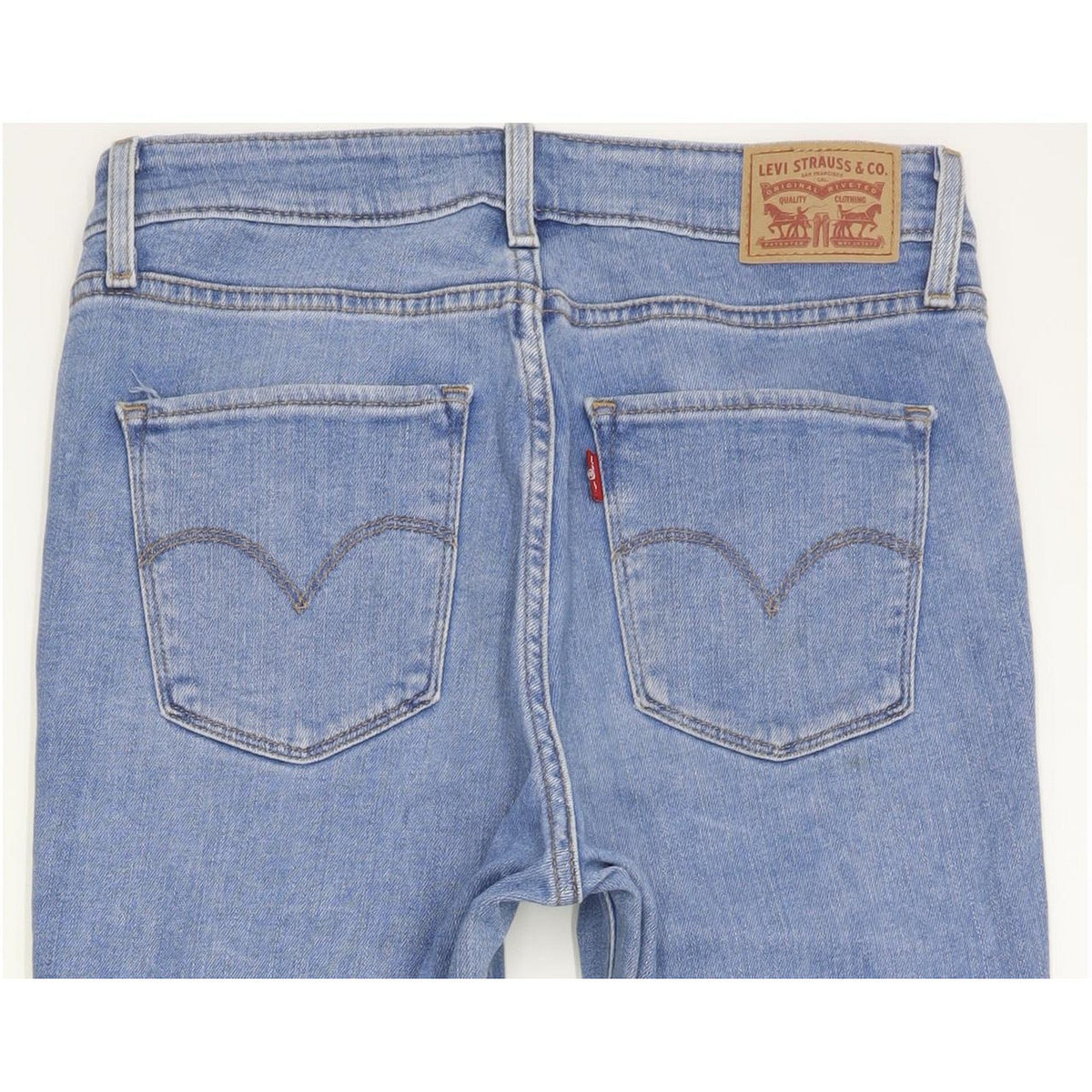 Levi's 721 Women Blue Skinny Slim Stretch Jeans W28 L30