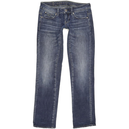 G-Star New Reesee Women Blue Straight Slim Stretch Jeans W29 L30