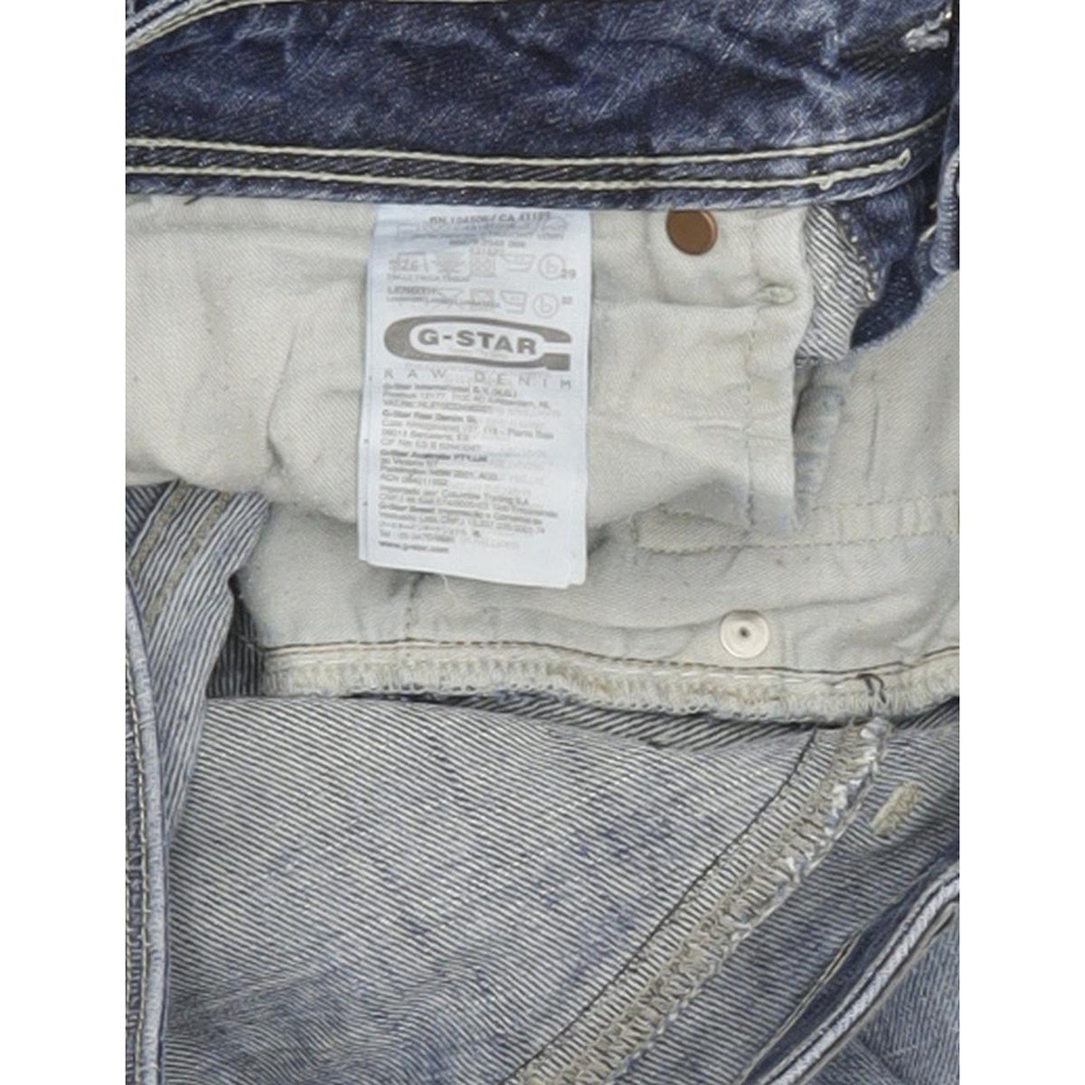 G-Star New Reesee Women Blue Straight Slim Stretch Jeans W29 L30