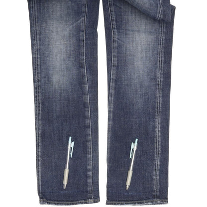 G-Star New Reesee Women Blue Straight Slim Stretch Jeans W29 L30