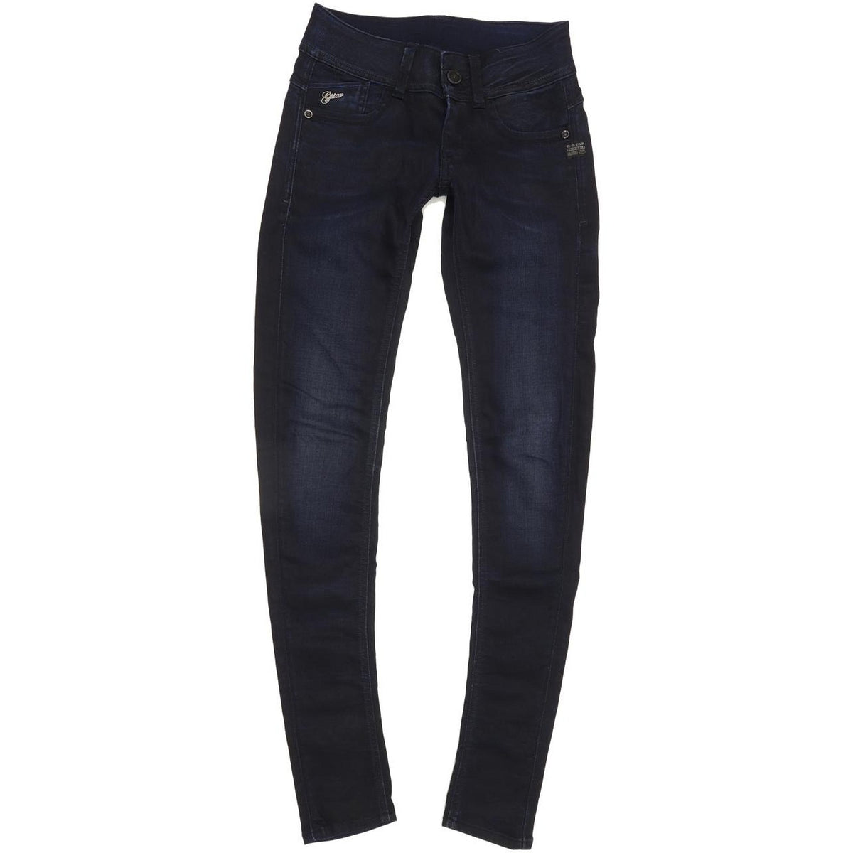 G-Star Lynn Women Navy Skinny Slim Stretch Jeans W25 L32