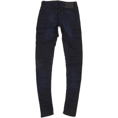 G-Star Lynn Women Navy Skinny Slim Stretch Jeans W25 L32