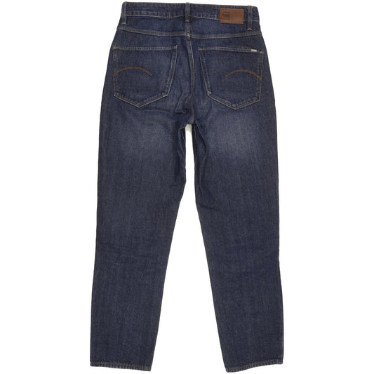 G-Star 3301 High Ankle Blue Straight Regular Stretch Jeans High Waisted W27 L30