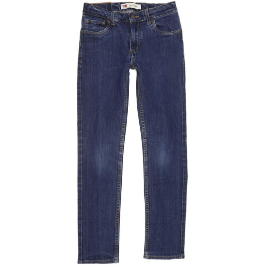 Levi's 510 Kids Blue Skinny Slim Stretch Jeans W26 L27