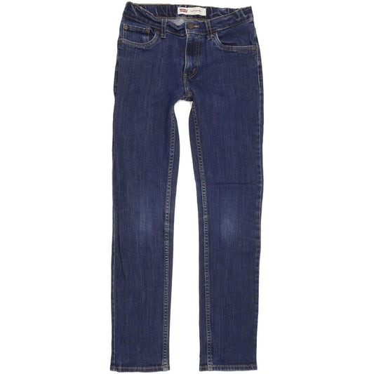 Levi's 510 Kids Blue Skinny Slim Stretch Jeans W26 L28