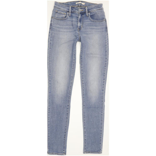 Levi's 721 Women Blue Skinny Slim Stretch Jeans W26 L31