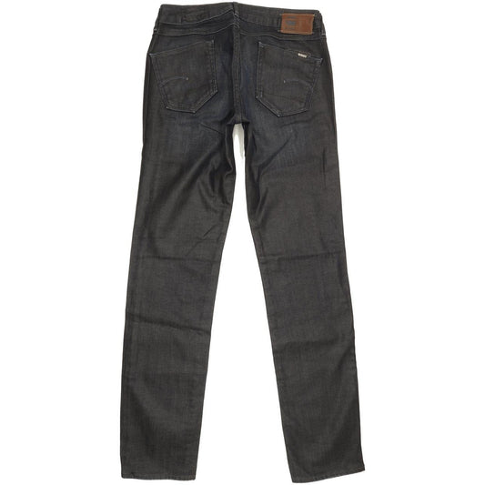G-Star 3301 Women Navy Straight Slim Stretch Jeans W29 L31