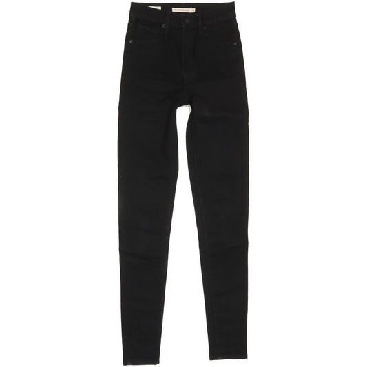 Levi's Mile Women Black Skinny Slim Stretch Jeans W25 L30