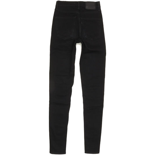 Levi's Mile Women Black Skinny Slim Stretch Jeans W25 L30