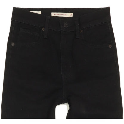 Levi's Mile Women Black Skinny Slim Stretch Jeans W25 L30