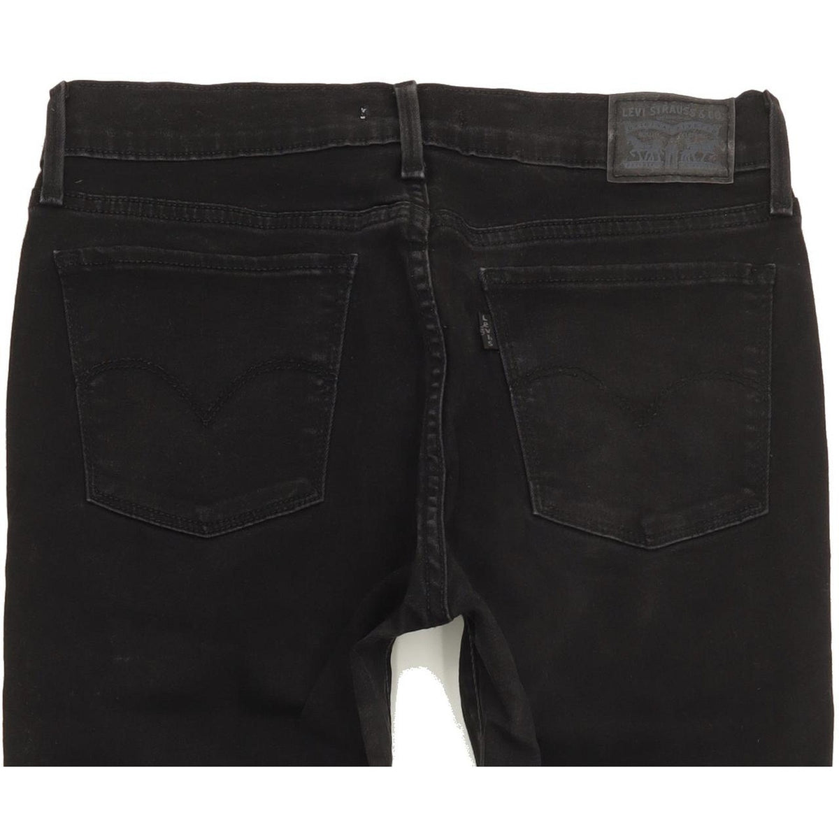 Levi's 710 Super Women Black Skinny Slim Jeans W30 L28