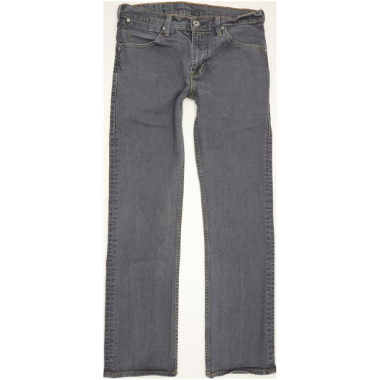 Levi's Men Grey Straight Regular Jeans W30 L30