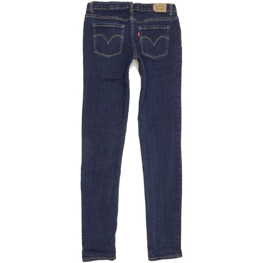 Levi's 711 Kids Blue Skinny Slim Stretch Jeans W26 L31