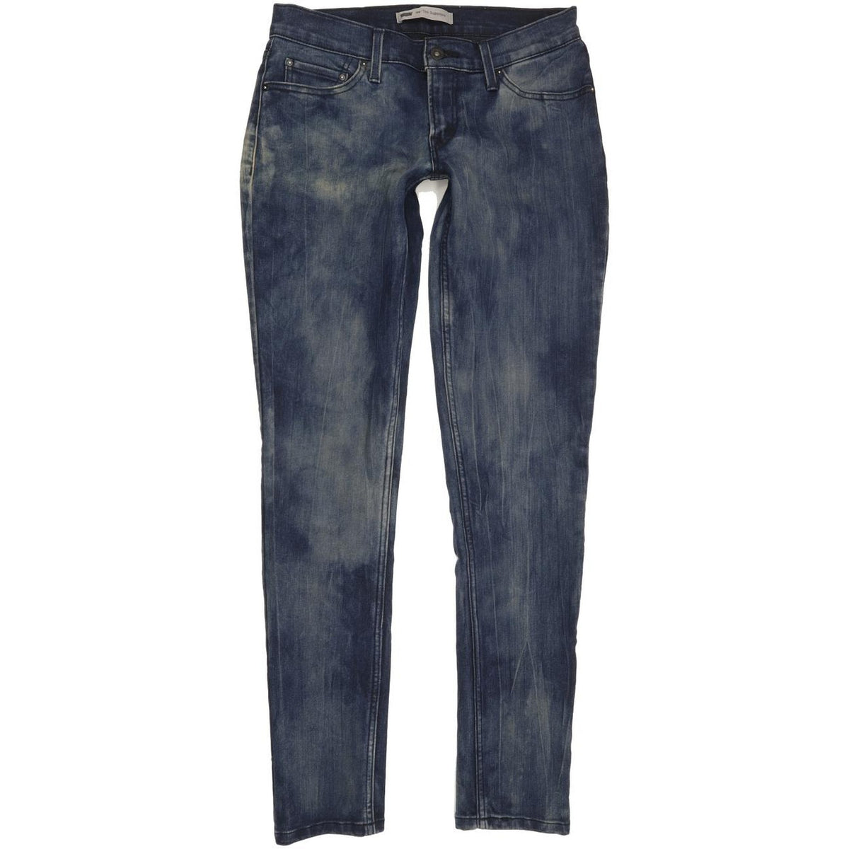 Levi's 524 Women Blue Skinny Slim Stretch Jeans W28 L32