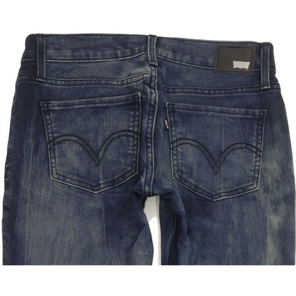 Levi's 524 Women Blue Skinny Slim Stretch Jeans W28 L32