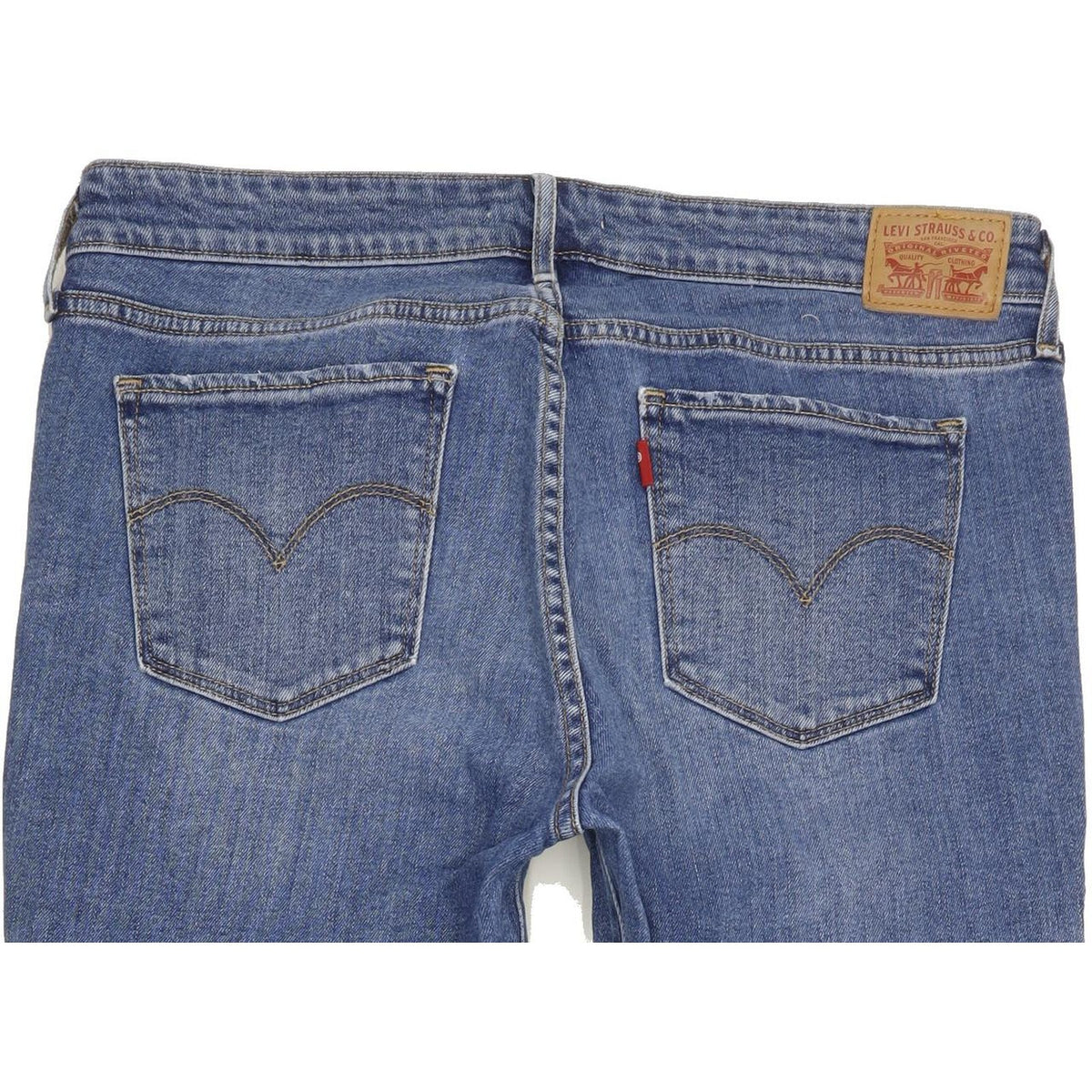 Levi's 711 Women Blue Skinny Slim Stretch Jeans W32 L30