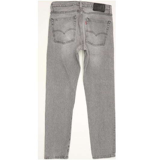 Levi's Men Grey Tapered Slim Stretch Jeans W30 L28