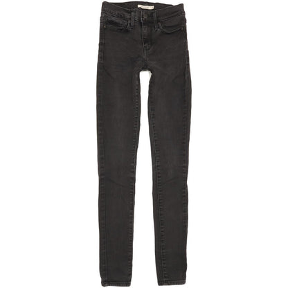 Levi's Slimming Women Black Skinny Slim Jeans W25 L31
