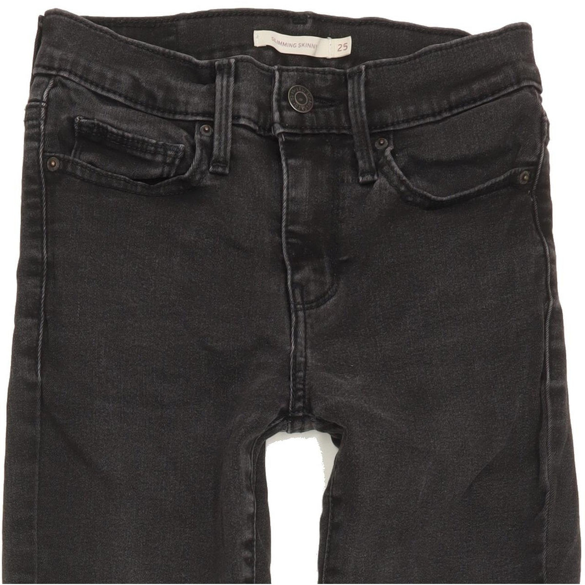 Levi's Slimming Women Black Skinny Slim Jeans W25 L31