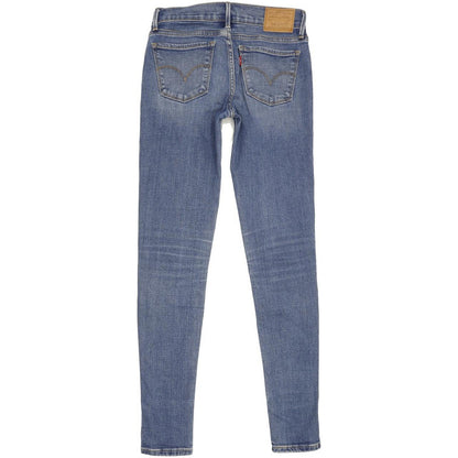 Levi's 710 Super Women Blue Skinny Slim Stretch Jeans W25 L30