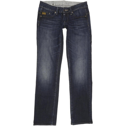 G-Star Midge Women Blue Straight Slim Stretch Jeans W29 L32