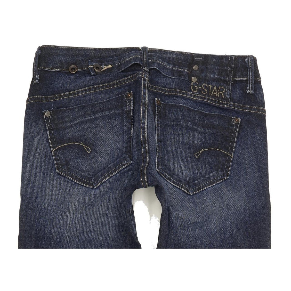 G-Star Midge Women Blue Straight Slim Stretch Jeans W29 L32