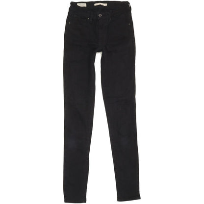 Levi's 721 Women Black Skinny Slim Stretch Jeans W24 L30