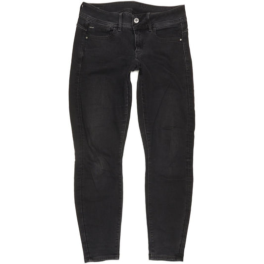G-Star Lynn Women Black Skinny Slim Stretch Jeans W30 L30