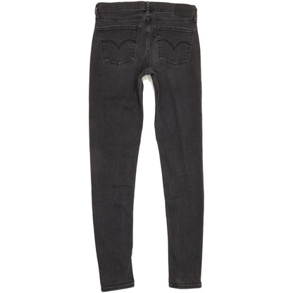 Levi's 710 Super Women Black Skinny Slim Stretch Jeans W29 L31