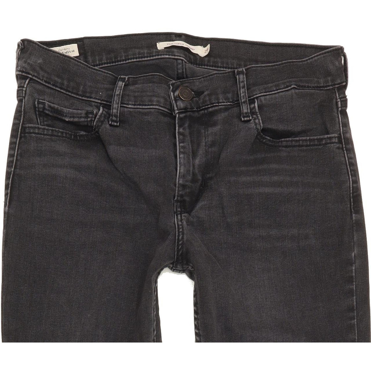 Levi's 710 Super Women Black Skinny Slim Stretch Jeans W29 L31