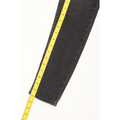 Levi's 710 Super Women Black Skinny Slim Stretch Jeans W29 L31
