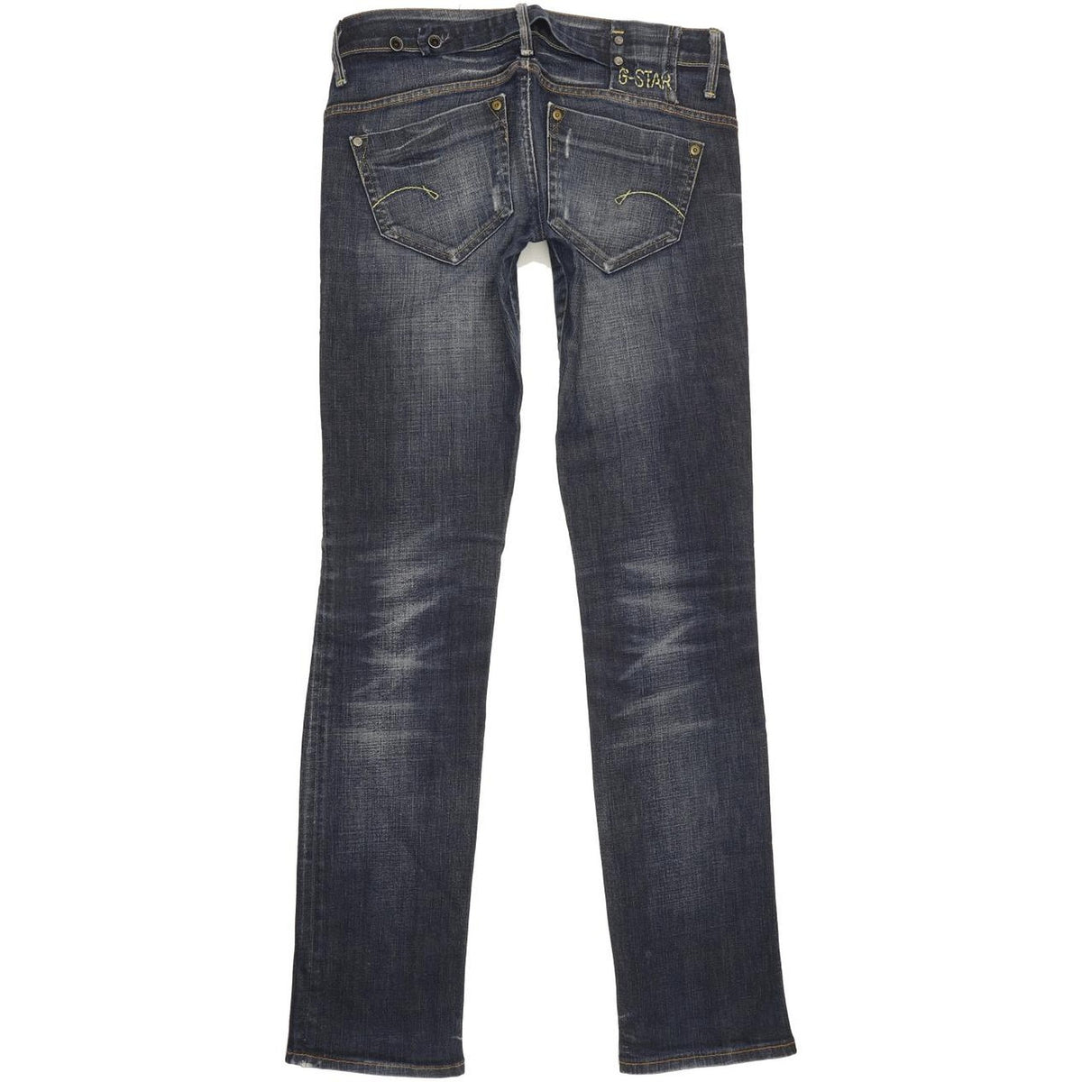 G-Star Midge Women Blue Straight Slim Stretch Jeans W30 L34