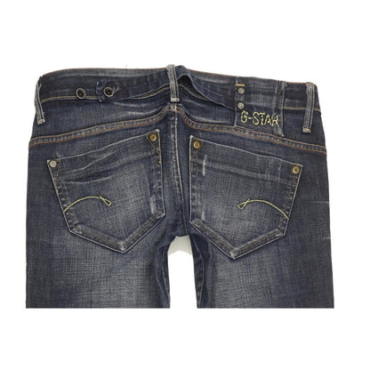 G-Star Midge Women Blue Straight Slim Stretch Jeans W30 L34