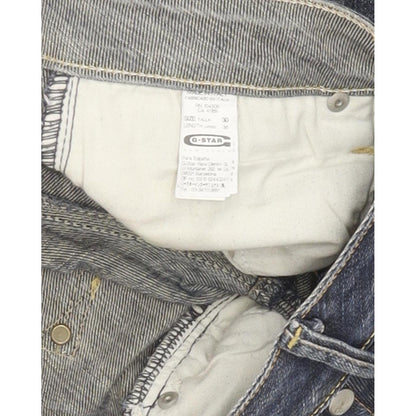 G-Star Midge Women Blue Straight Slim Stretch Jeans W30 L34
